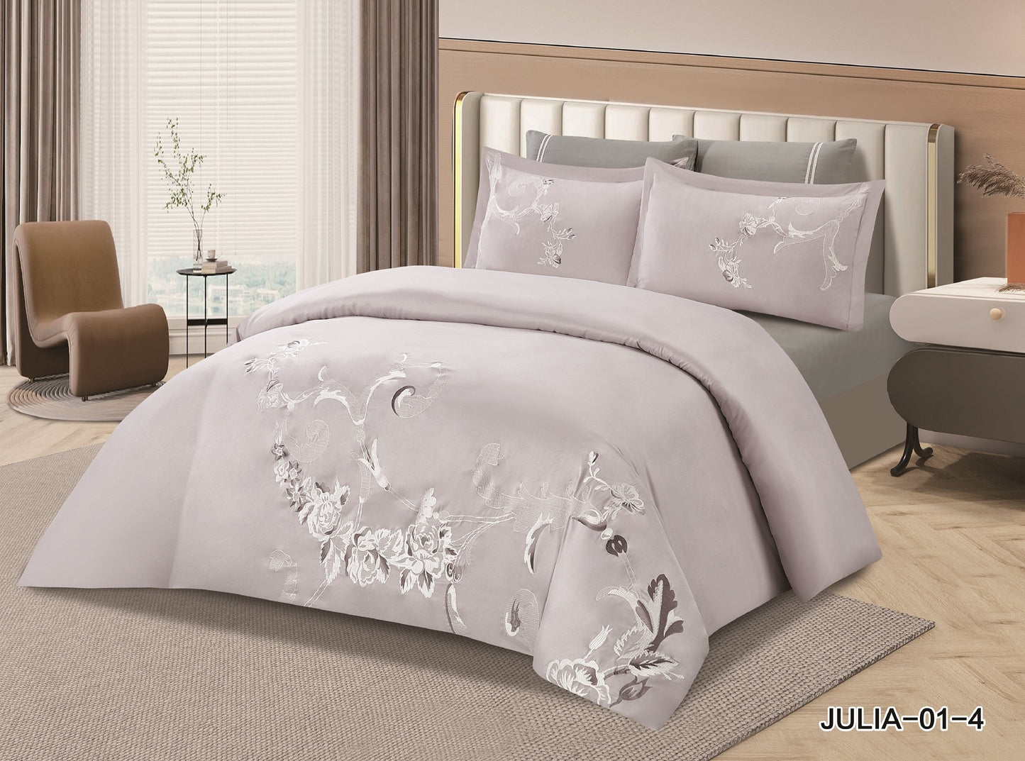 King Size 6PC Comforter Set طقم لحاف مزدوج 6 قطع