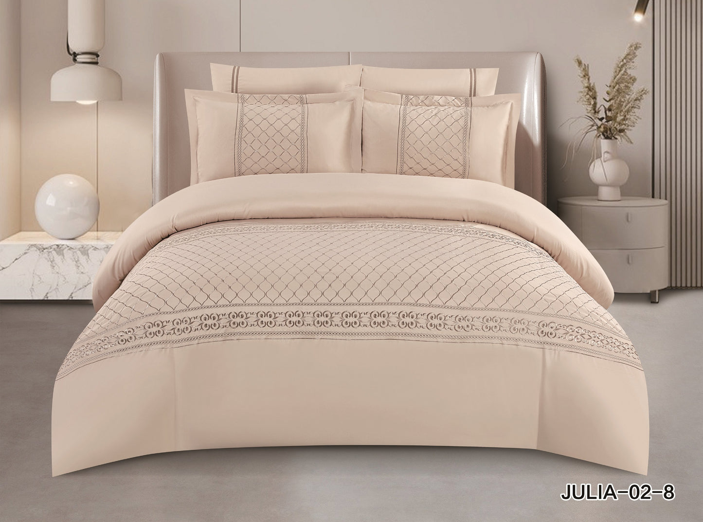 King Size 6PC Comforter Set طقم لحاف مزدوج 6 قطع